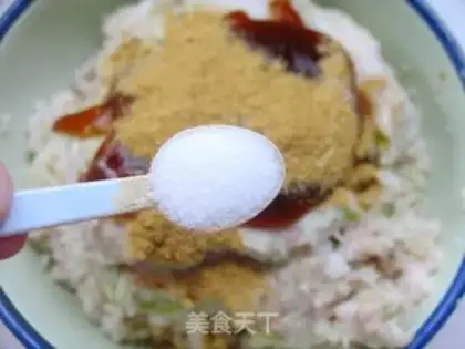 Make Emerald meat dumplings step 4