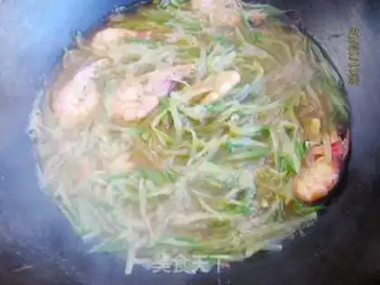 Make The radish fan shrimp step 6