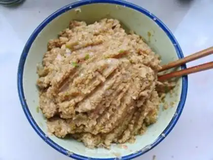 Make Emerald meat dumplings step 7