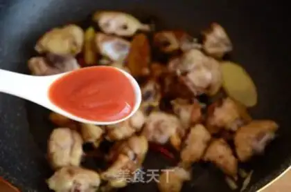 Make Red chestnut chicken step 8