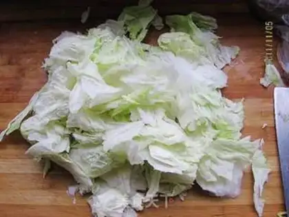 Make Chestnut cabbage step 5