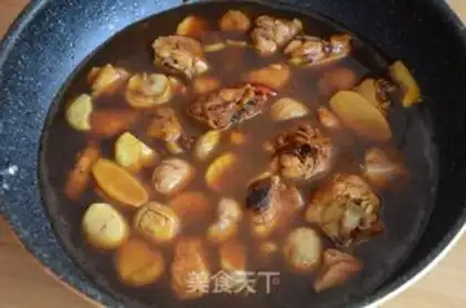 Make Red chestnut chicken step 10