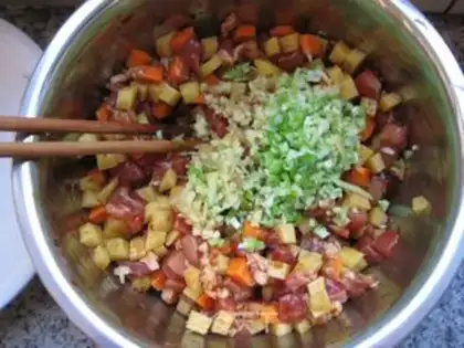 Make Potato sauce bag step 9