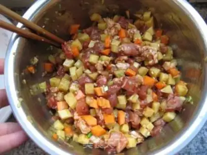Make Potato sauce bag step 10