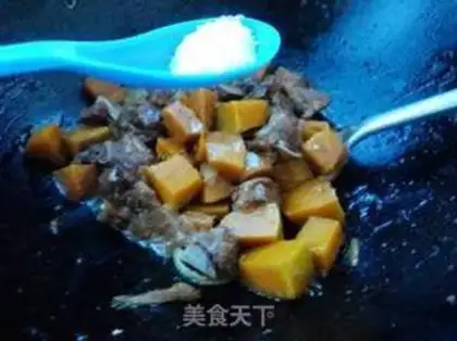 Make Pumpkin burn ribs step 6