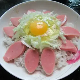 Make Sausage hot rice step 3