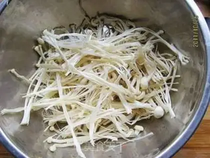 Make Gold needle broccoli step 0