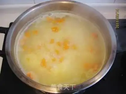 Make Porridge of rice oatmeal step 4