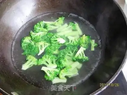 Make Gold needle broccoli step 3