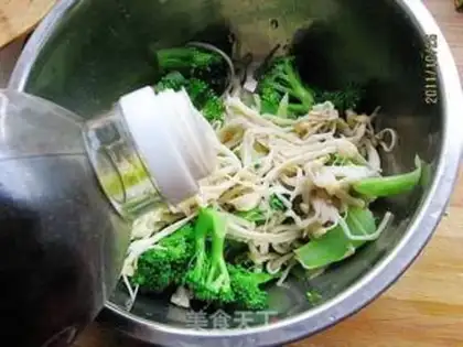 Make Gold needle broccoli step 6