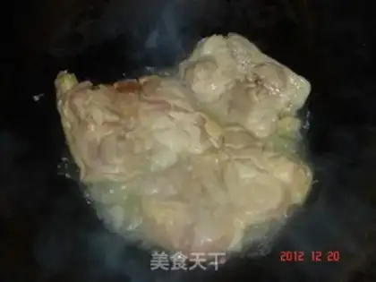 Make Burn the chicken leg step 3