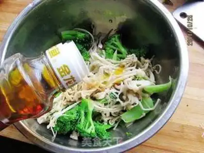 Make Gold needle broccoli step 8