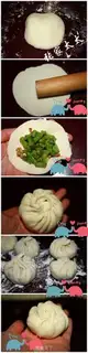 Make Bean-fruit buns step 6