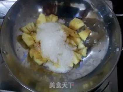 Make Caramel pineapple steamed eggs step 3