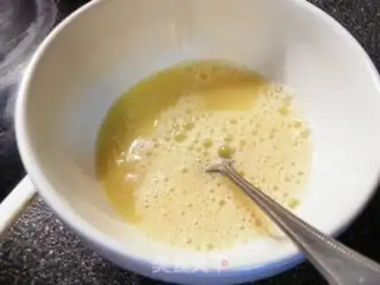 Make Ham and pepper and eggs step 3