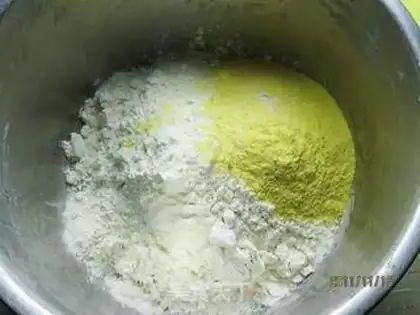 Make Corn pasta chops step 0
