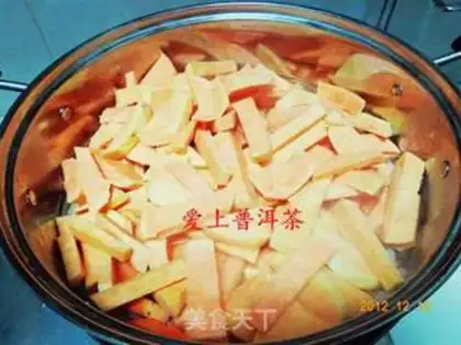 Make Potato dry step 1