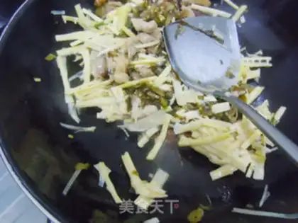 Make Colored meat silk step 9