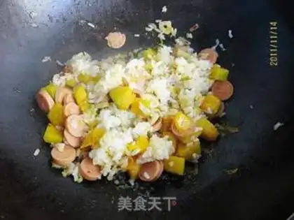 Make Pumpkin rice step 8