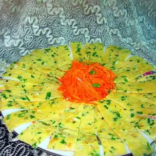 Make Onion eggcake step 6