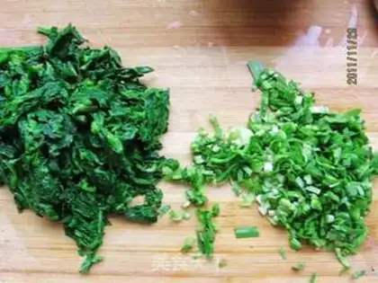 Make Fresh meat buns step 1