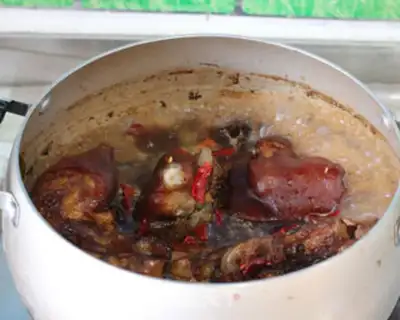 Make Spicy pig hoof step 13