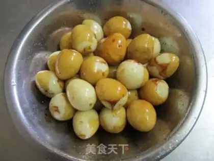 Make Quail eggs step 2