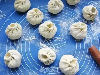 Make Fresh meat buns step 5