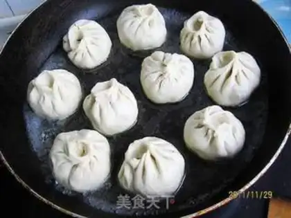 Make Fresh meat buns step 8