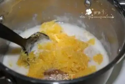 Make Pink orange cake step 7