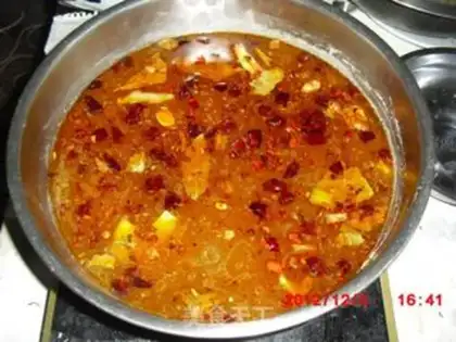 Make Spicy pan on fishbones step 19