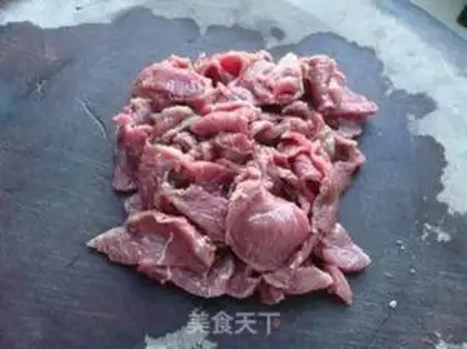 Make Sliding beef step 0