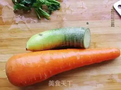 Make Double radish step 0