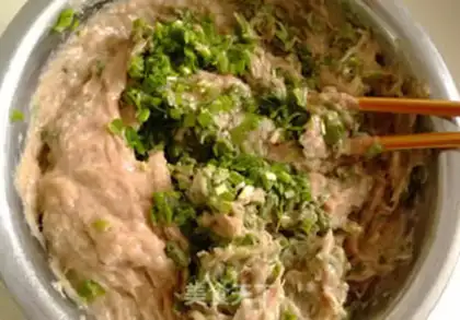Make Squidfish dumplings step 9
