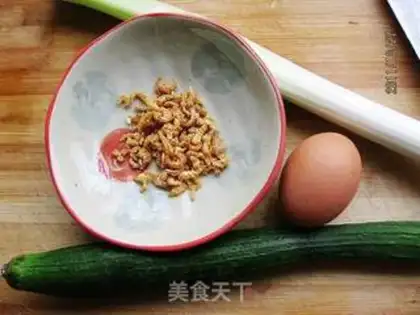 Make Smelt fan egg soup step 0