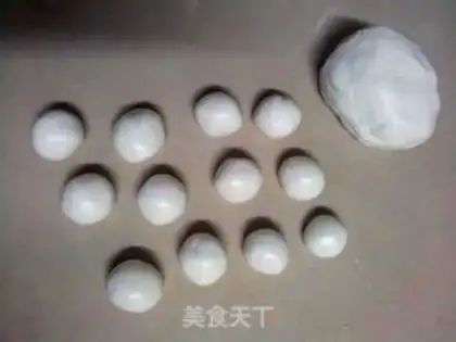 Make Milk sesame ball step 4