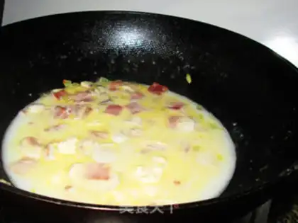 Make Cream bacon mushroom pasta step 9