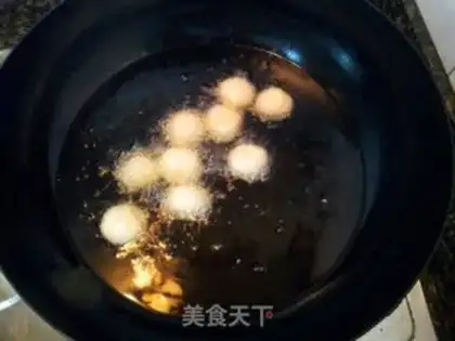 Make Milk sesame ball step 7