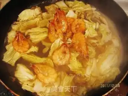 Make Big cabbage shrimp step 8