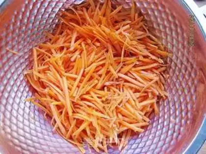 Make Dust carrots step 0