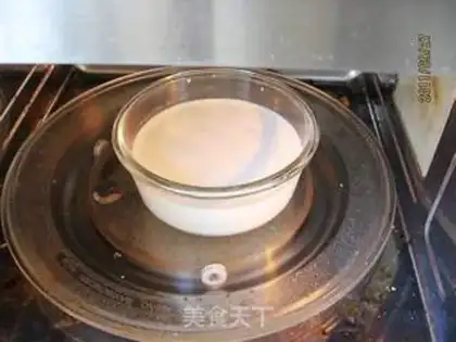 Make Microwave milk rice step 4