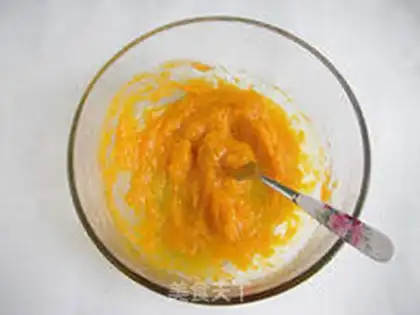 Make Gold cake rice pizza step 2