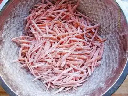 Make Dust carrots step 2