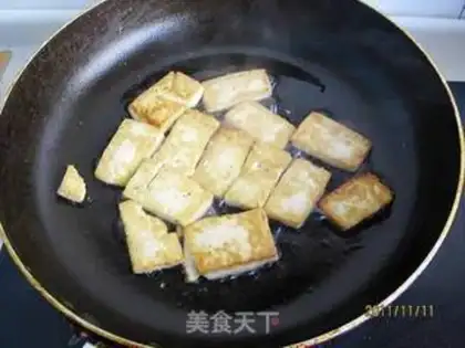 Make Garlic butter tofu step 2