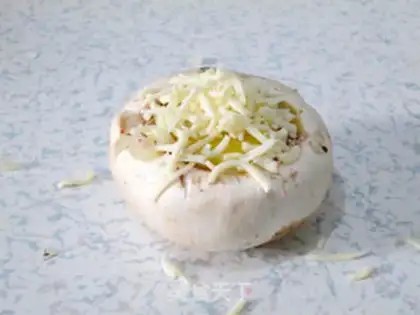 Make Bacon cheese mushrooms step 5