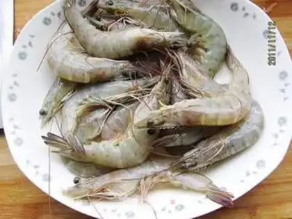Make Spicy shrimp step 0