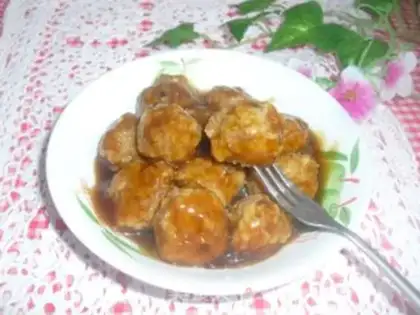 Make Mini meatballs step 6