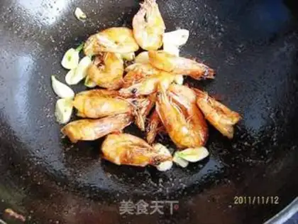 Make Spicy shrimp step 4