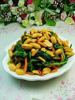 Make Spicy peanut spinach step 7