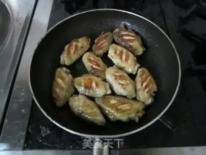 Make The chicken wings of mushrooms step 2